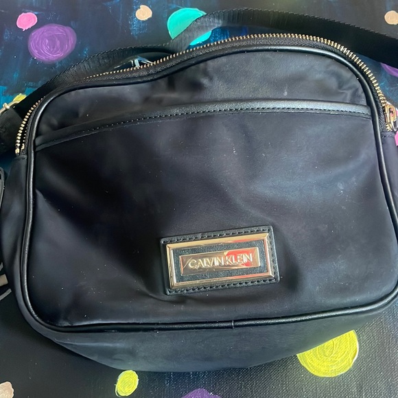 black calvin klein purse , worn once - Picture 1 of 6